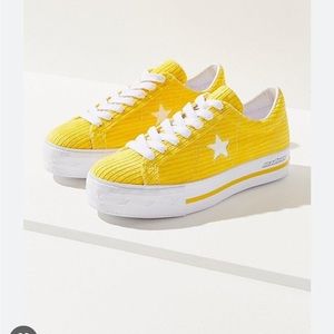 Converse One Star X Mademe Corduroy Platform